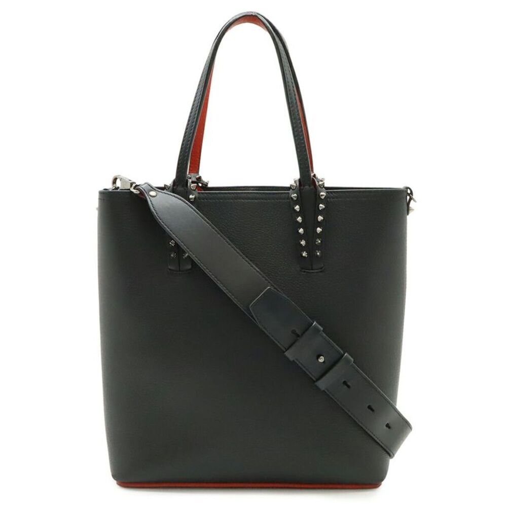 Christian Louboutin Leather Studded Cabata Handbag